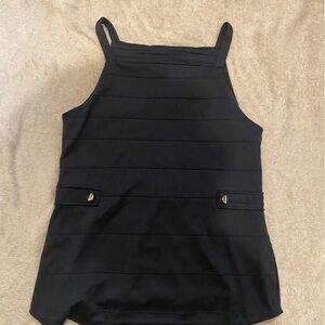 Jules & Leopold Navy Blue Sleeveless Top